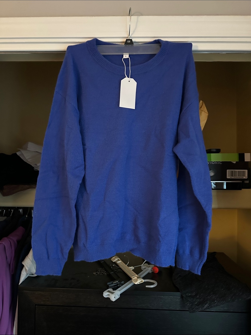 Purple/Blue Crewneck sweater NWT